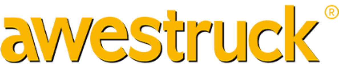 BookAwestruck logo for dark mode website interface